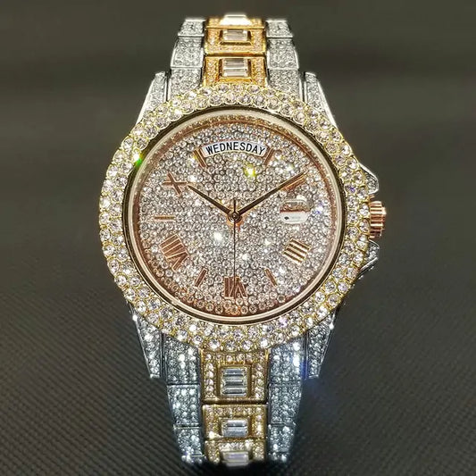 MISSFOX Diamond Watch For Men